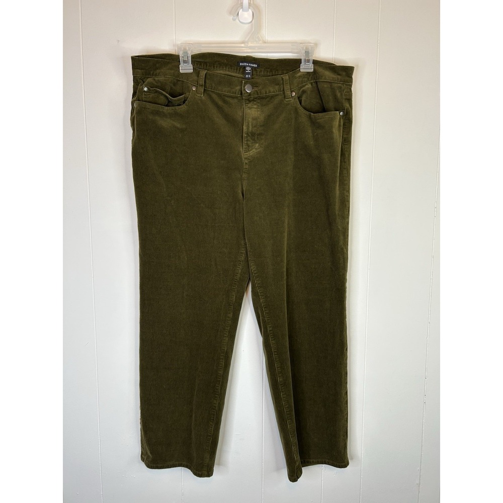 Eileen Fisher Women's XL Corduroy Pants Quiete Luxury 228
